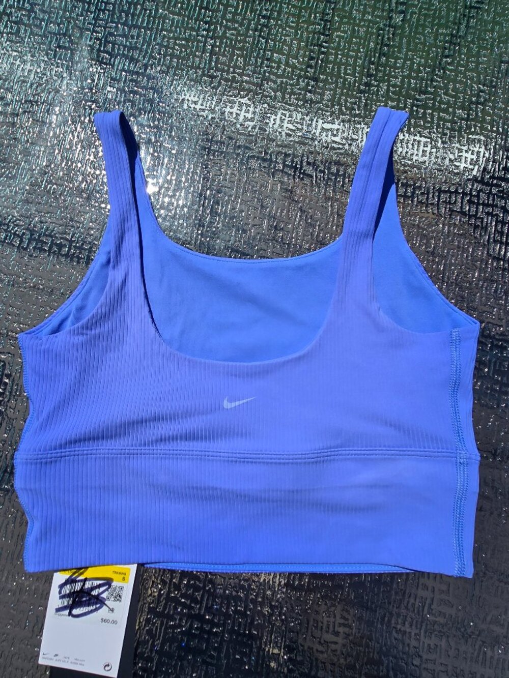 Nike NWT dri-fit Athletic top, blue size small